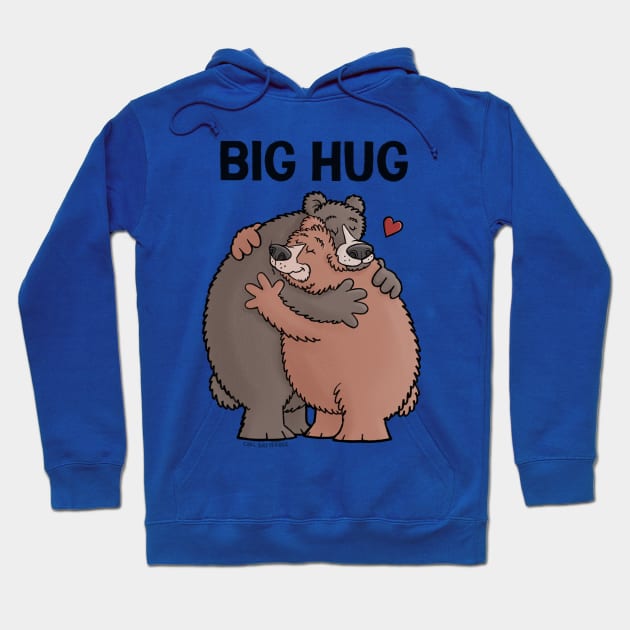 Big Bear Hug Hoodie by CarlBatterbee